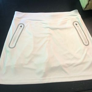 Callaway white golf skort size large